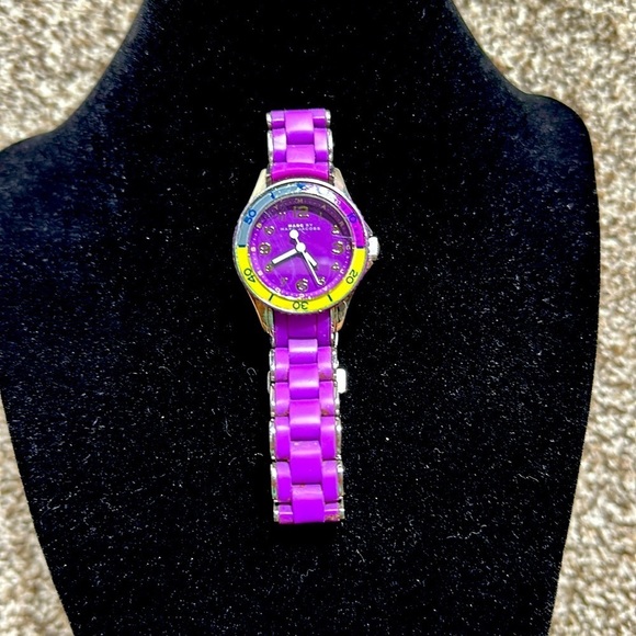 Marc Jacobs Accessories - Marc Jacobs marine purple watch water resistant 5ATM stainless steel 258800